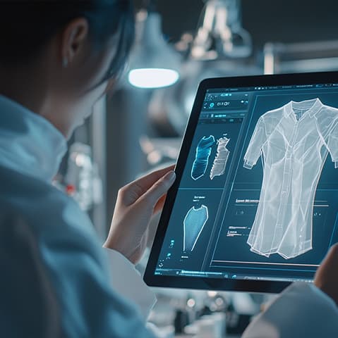 Clothing production supply chain